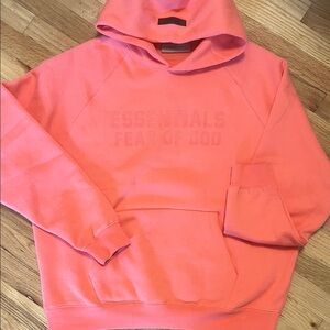 NWT Essentials Fear Of God Coral Oversized Hoodie Sise S